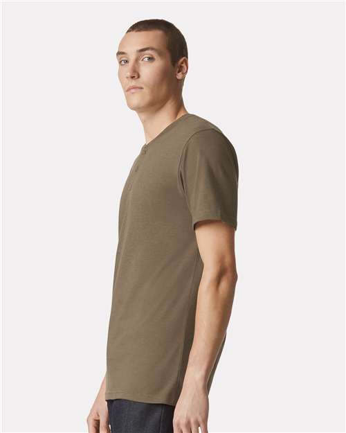 American Apparel Unisex CVC Henley Tee 2004CVC