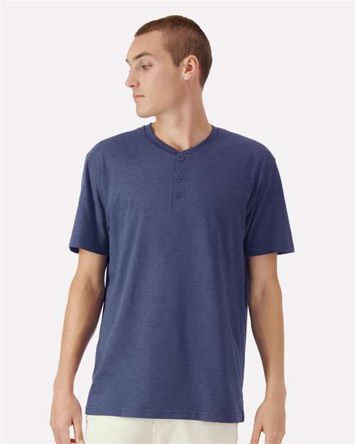 American Apparel Unisex CVC Henley Tee 2004CVC
