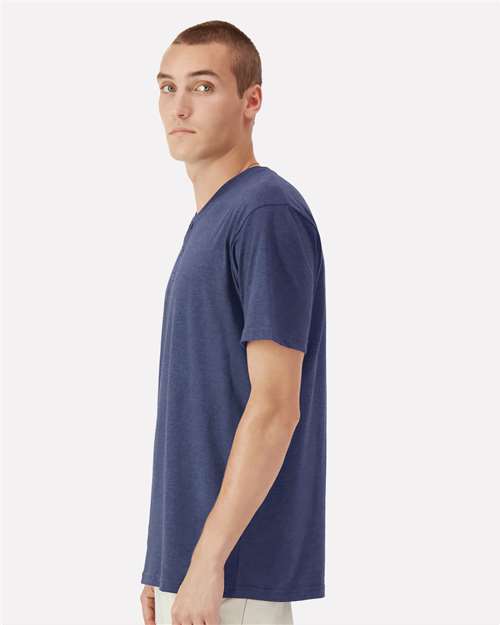 American Apparel Unisex CVC Henley Tee 2004CVC