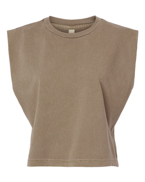 American Apparel Women's Garment-Dyed Heavyweight Muscle Tee 307GD