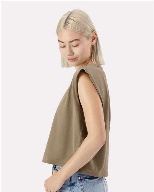 American Apparel Women's Garment-Dyed Heavyweight Muscle Tee 307GD