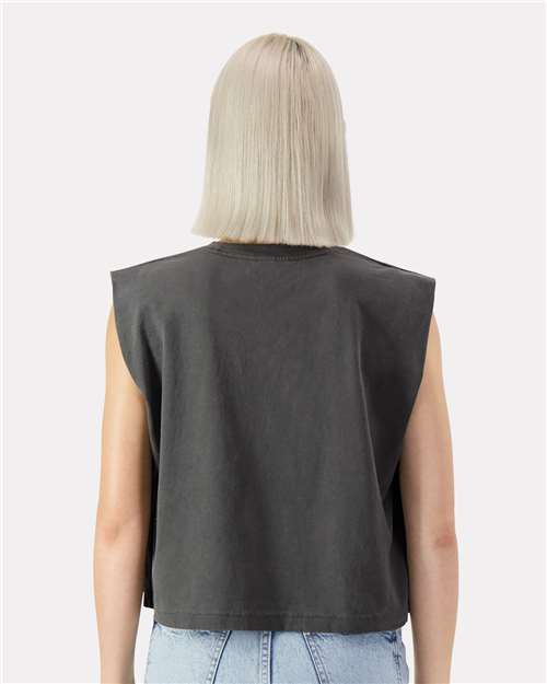 American Apparel Women's Garment-Dyed Heavyweight Muscle Tee 307GD