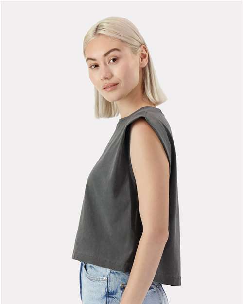 American Apparel Women's Garment-Dyed Heavyweight Muscle Tee 307GD