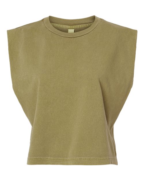 American Apparel Women's Garment-Dyed Heavyweight Muscle Tee 307GD