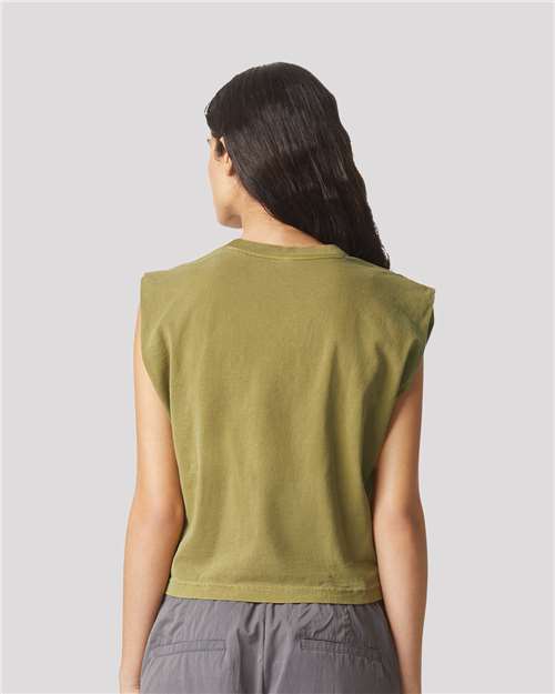 American Apparel Women's Garment-Dyed Heavyweight Muscle Tee 307GD