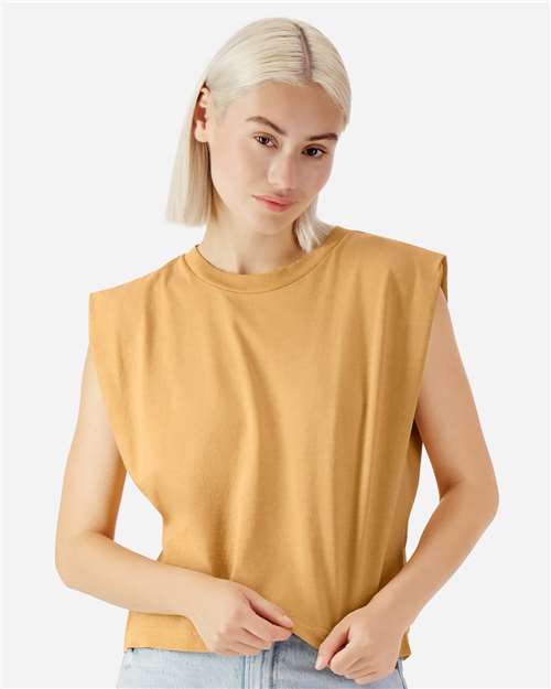 American Apparel Women's Garment-Dyed Heavyweight Muscle Tee 307GD