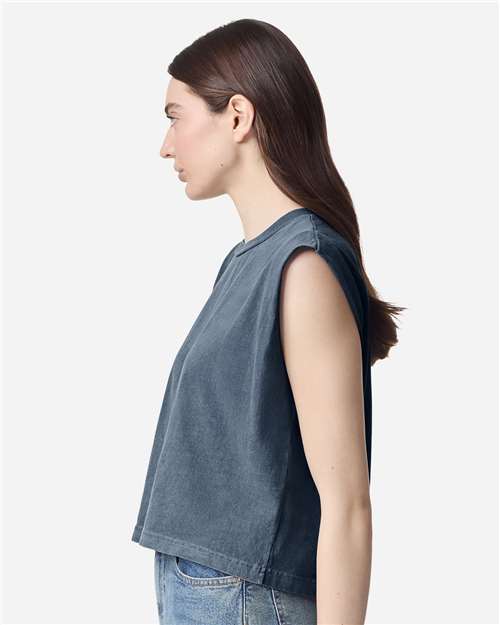 American Apparel Women's Garment-Dyed Heavyweight Muscle Tee 307GD