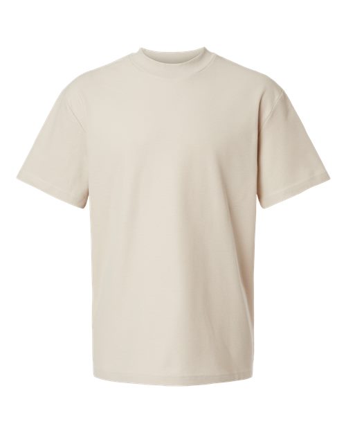 American Apparel Unisex Pique Mockneck Tee 1PQ