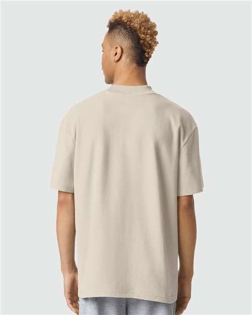 American Apparel Unisex Pique Mockneck Tee 1PQ
