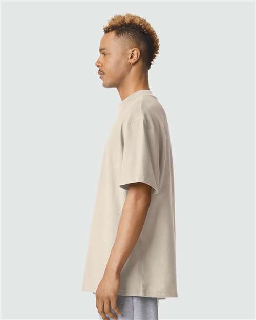 American Apparel Unisex Pique Mockneck Tee 1PQ