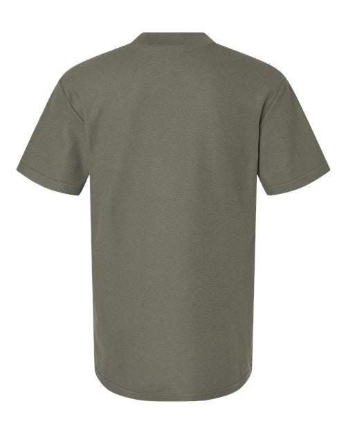 American Apparel Unisex Pique Mockneck Tee 1PQ