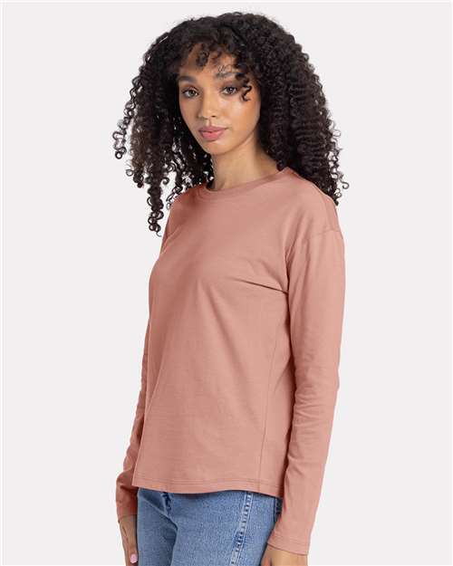 Next Level Women's Cotton Relaxed Long Sleeve T-Shirt 3911