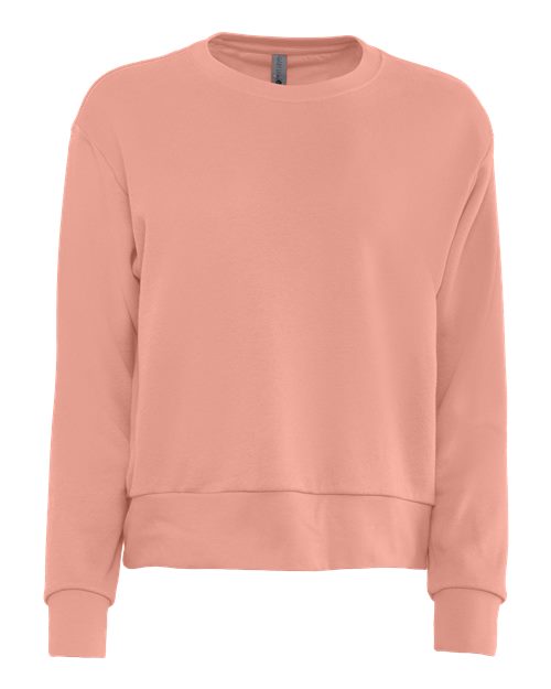 Next Level Women's Laguna Sueded Crewneck Sweatshirt 9084