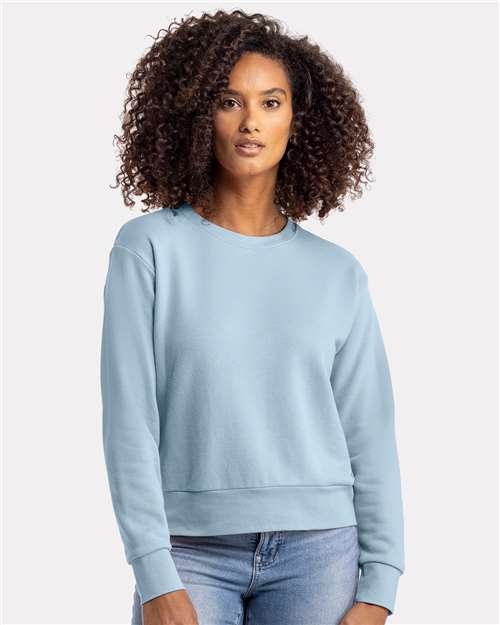 Next Level Women's Laguna Sueded Crewneck Sweatshirt 9084