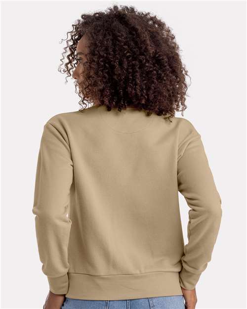 Next Level Women's Laguna Sueded Crewneck Sweatshirt 9084