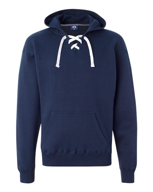 J. America Men's Sport Lace Hooded Sweatshirt 8830 - True Navy