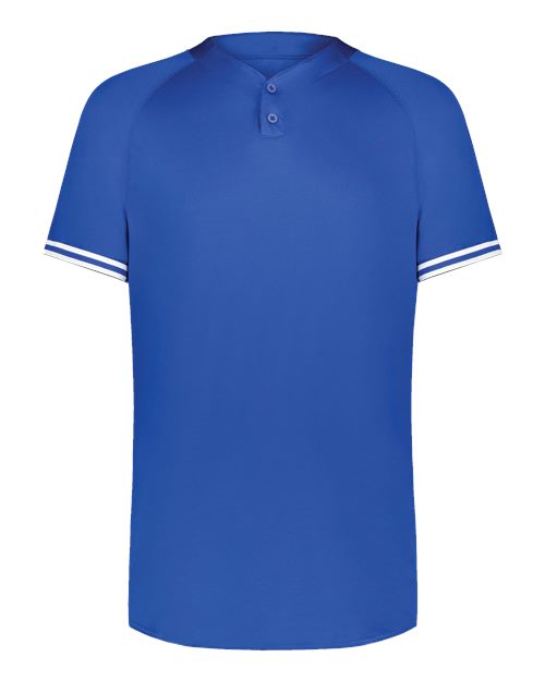 Augusta Sportswear Men's Cutter Henley Jersey 6905 - Royal/ White