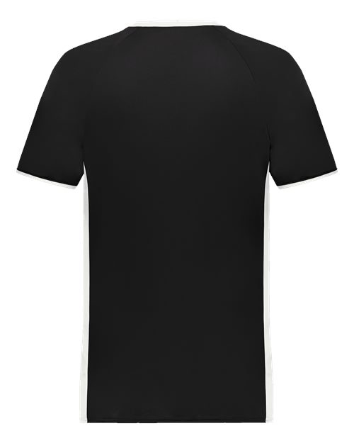 Augusta Sportswear Men's Cutter V-Neck Jersey 6907 - Black/ White