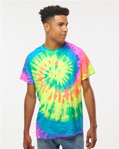 Colortone Unisex Multi-Color Tie-Dyed T-Shirt 1000