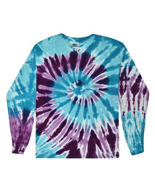 Colortone Unisex Tie-Dyed Long Sleeve T-Shirt 2000