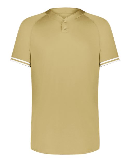 Augusta Sportswear Men's Cutter Henley Jersey 6905 - Vegas Gold/ White