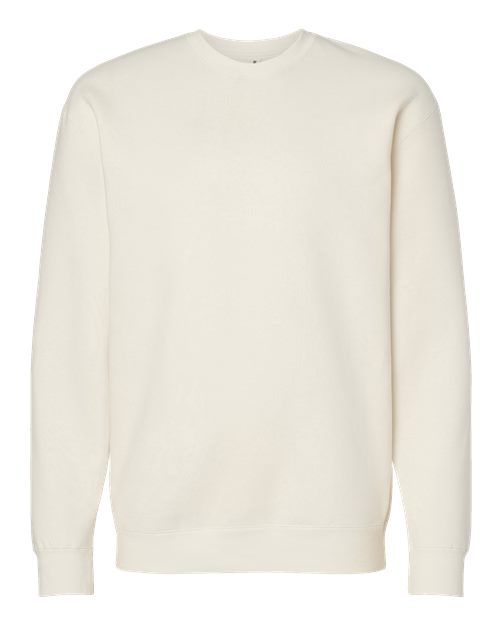 Independent Trading Co. Unisex Heavyweight Crewneck Sweatshirt IND3000 - Bone