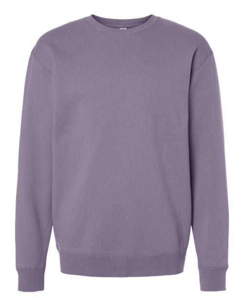 Independent Trading Co. Unisex Heavyweight Crewneck Sweatshirt IND3000 - Plum