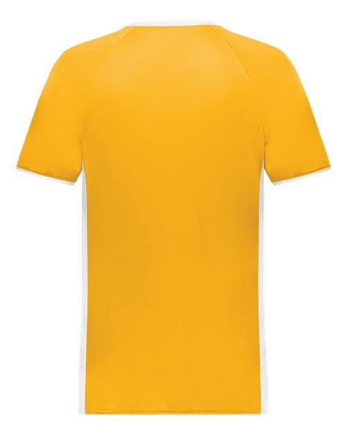 Augusta Sportswear Men's Cutter V-Neck Jersey 6907 - Gold/ White