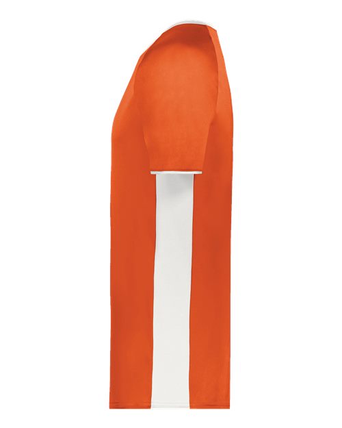 Augusta Sportswear Men's Cutter V-Neck Jersey 6907 - Orange/ White