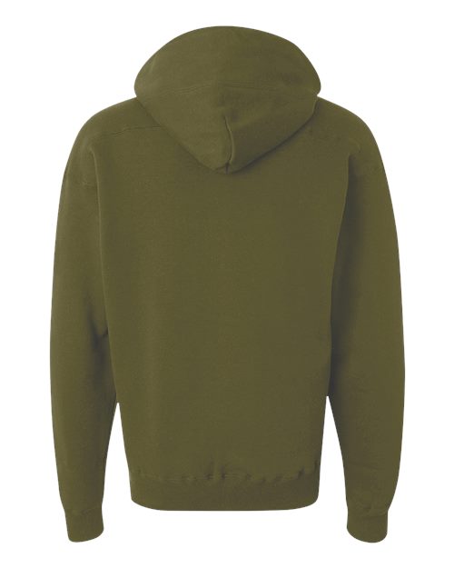 J. America Men's Sport Lace Hooded Sweatshirt 8830 - Military Green