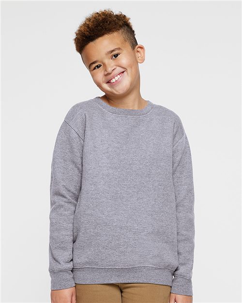 LAT Youth Elevated Fleece Crewneck Sweatshirt 2225