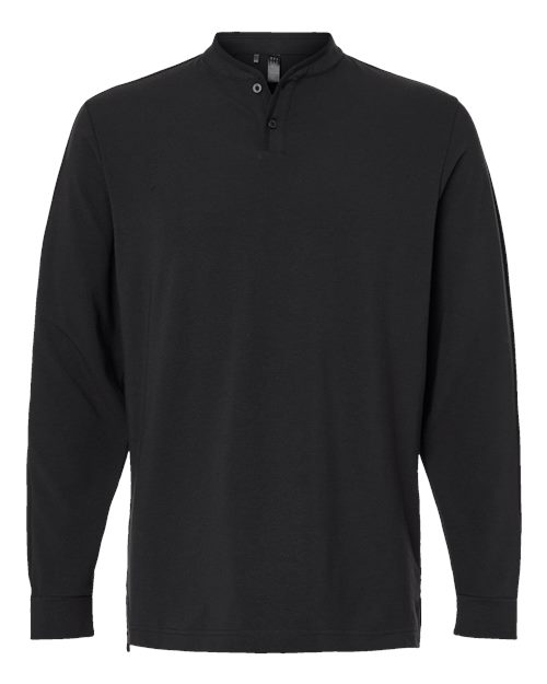 Adidas Men's Henley Long Sleeve T-Shirt A597