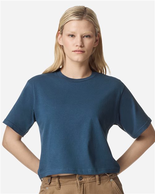 American Apparel Women's Fine Jersey Boxy Tee 102