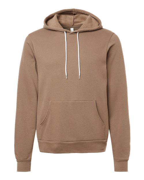 BELLA + CANVAS Unisex Sponge Fleece Hoodie Sweatshirt 3719 - Vintage Brown