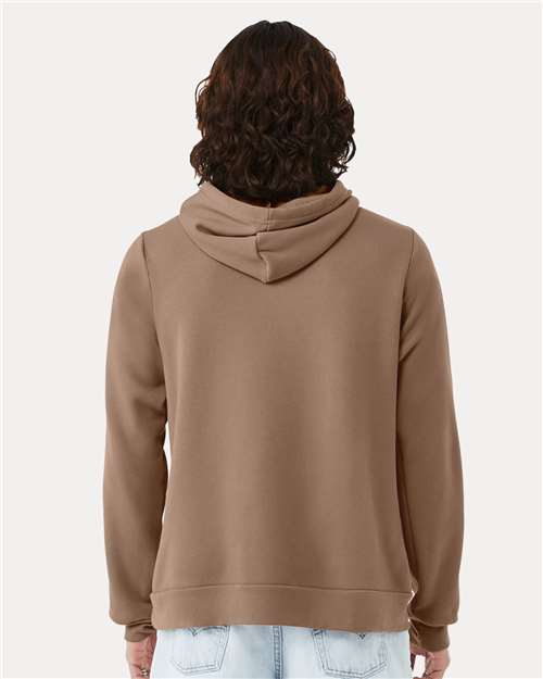 BELLA + CANVAS Unisex Sponge Fleece Hoodie Sweatshirt 3719 - Vintage Brown