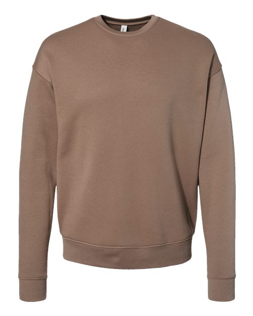 BELLA + CANVAS Unisex Sponge Fleece Drop Shoulder Crewneck Sweatshirt 3945 - Vintage Brown