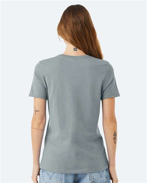 BELLA + CANVAS Women’s Relaxed Jersey Tee 6400 - Blue Storm