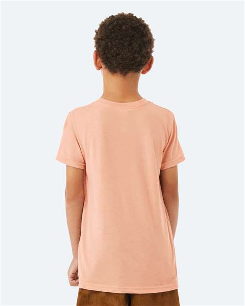 BELLA + CANVAS Youth Jersey Tee 3001Y - Peach