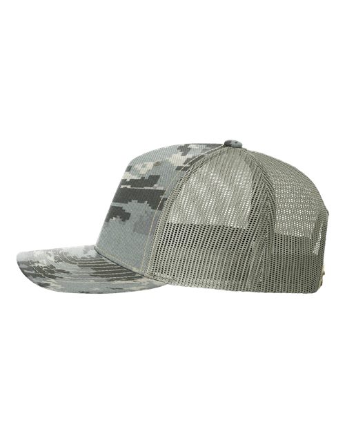 Richardson Five-Panel Printed Trucker Cap 112PFP