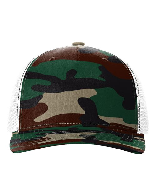 Richardson Five-Panel Printed Trucker Cap 112PFP