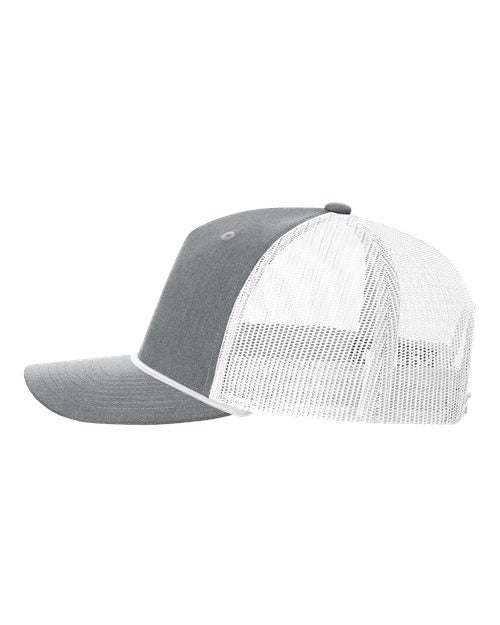 Richardson Five-Panel Trucker with Rope Cap 112FPR