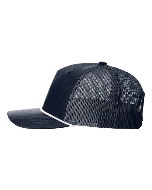Richardson Five-Panel Trucker with Rope Cap 112FPR