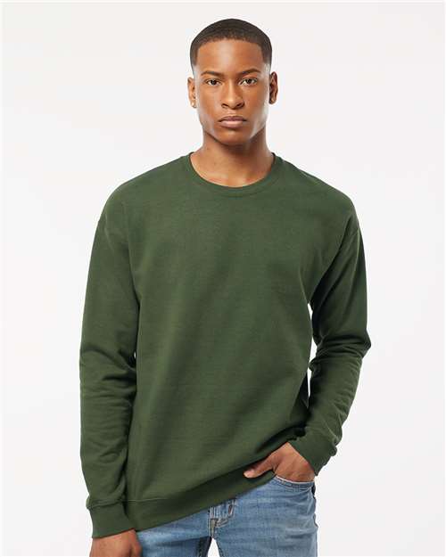 Tultex Unisex Fleece Crewneck Sweatshirt 340 - Military Green