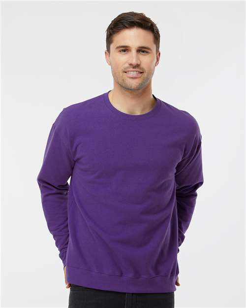Tultex Unisex Fleece Crewneck Sweatshirt 340 - Purple