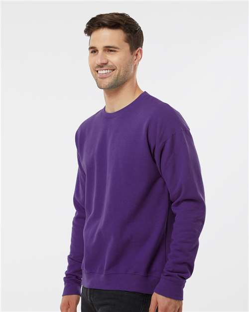 Tultex Unisex Fleece Crewneck Sweatshirt 340 - Purple