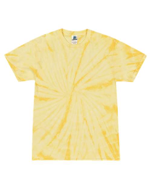 Colortone Youth Multi-Color Tie-Dyed T-Shirt 1000Y - Spider Dandelion
