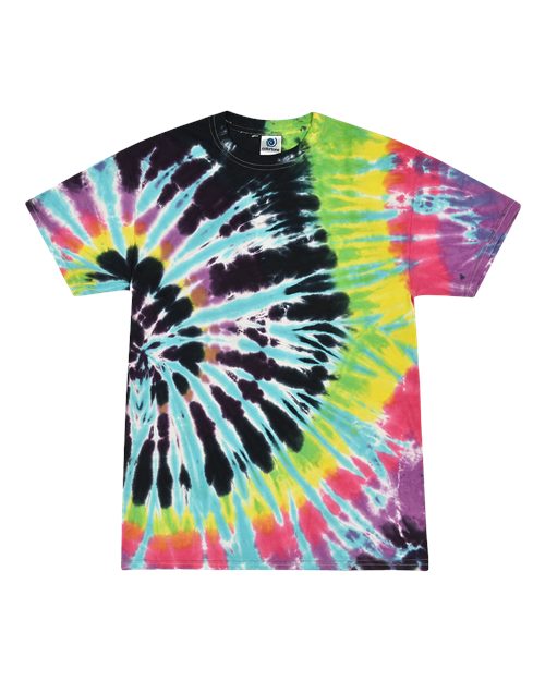 Colortone Youth Multi-Color Tie-Dyed T-Shirt 1000Y - Flashback