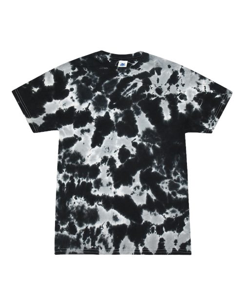 Colortone Youth Multi-Color Tie-Dyed T-Shirt 1000Y - Multi Black