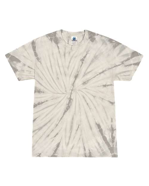Colortone Youth Multi-Color Tie-Dyed T-Shirt 1000Y - Spider Silver