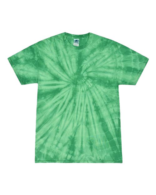 Colortone Youth Multi-Color Tie-Dyed T-Shirt 1000Y - Spider Kelly